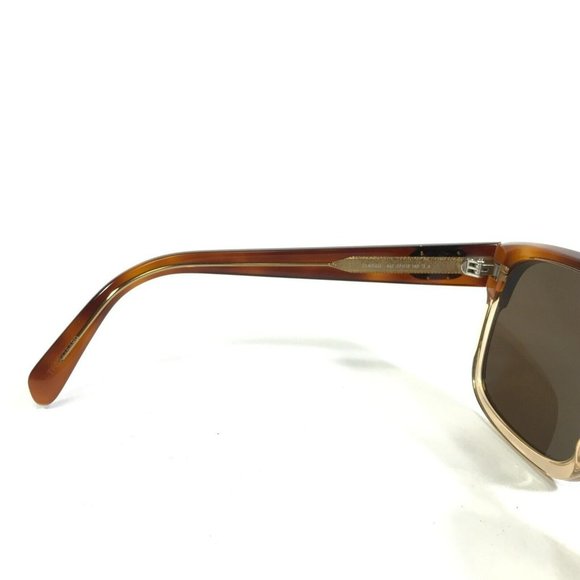 Celine Sunglasses CL40155I 46E Clear Brown Tortoise Frames with Brown Lenses - Picture 9 of 12